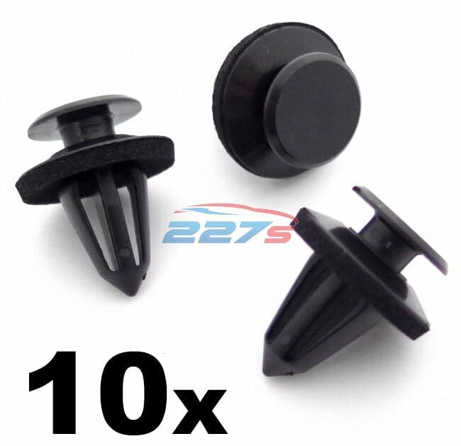 10x Peugeot Bipper & Citroen Nemo Door Card Clips- Front Door Panel Trim Clips