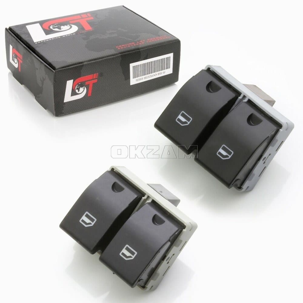 2x ELECTRIC WINDOW CONTROL SWITCH FRONT RIGHT FOR SEAT CORDOBA