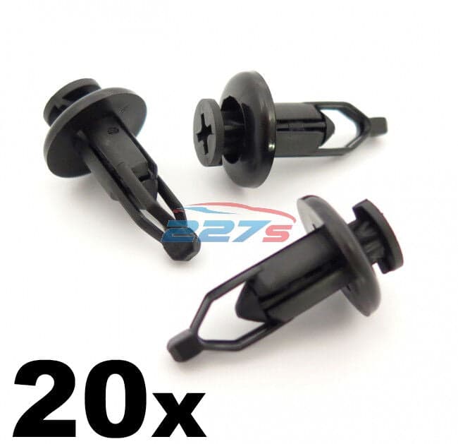 20x 9mm Front & Rear Plastic Bumper Clips- Fits Toyota Lexus 90467-09143