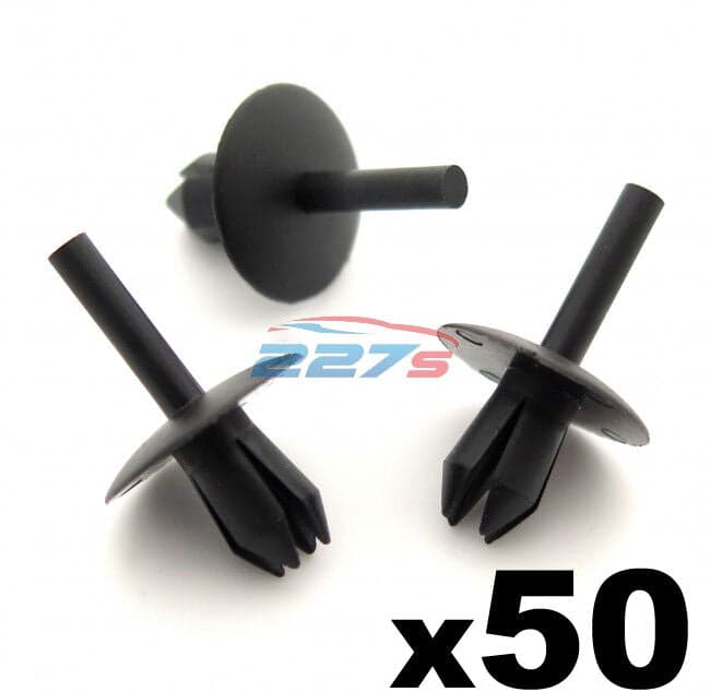 50x Plastic Trim Clip Rivets, Fit a 5.5mm hole, FIX103, Fits some Ford,
