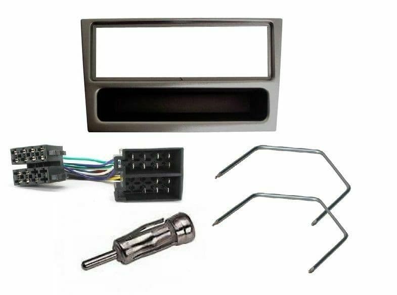 fp-19-00 Radio Stereo Facia Fascia Kit Panel Gunmetal For Vauxhall Vectra 03-05
