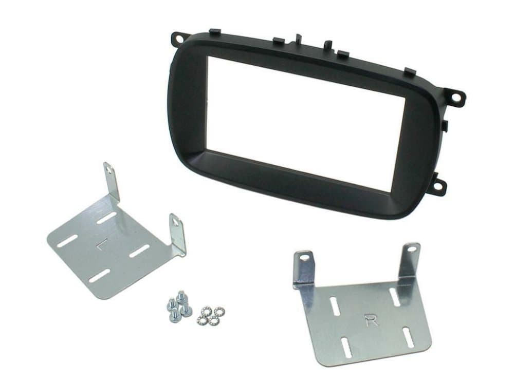 ct23ft22 CD Radio Stereo Facia Fascia Double Din Plate Trim Kit Fits Fiat 500x