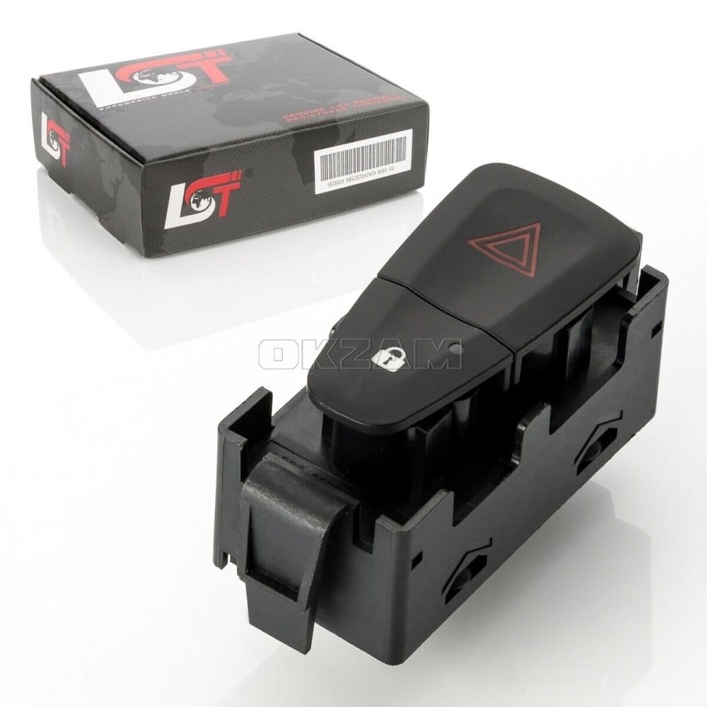 HAZARD WARNING INDICATORS LIGHT SWITCH FOR DACIA RENAULT LOGAN SANDERO THALIA