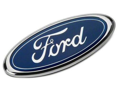 Blue 9" 3 Pin Ford Oval Grill Badge Emblem For Transit MK6 MK7 2006 - 2014 227mm x 90mm