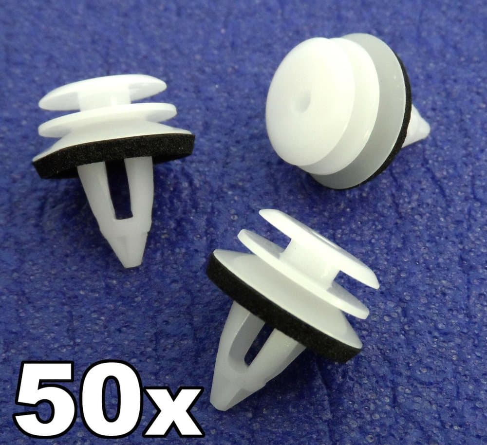 50x BMW Interior Plastic Trim Clips- Front & Rear Door Card Panel Fascia/ Lining