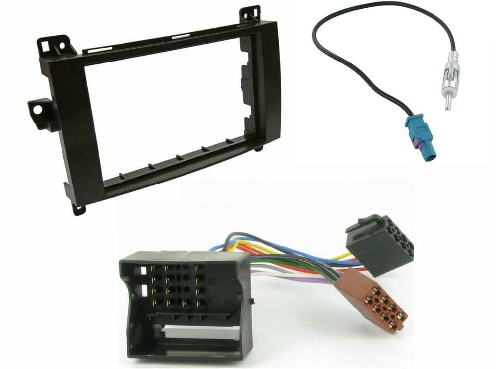 ct24mb16 CD Radio Stereo Double Din Kit Facia Fascia Surround For Mercedes Vw