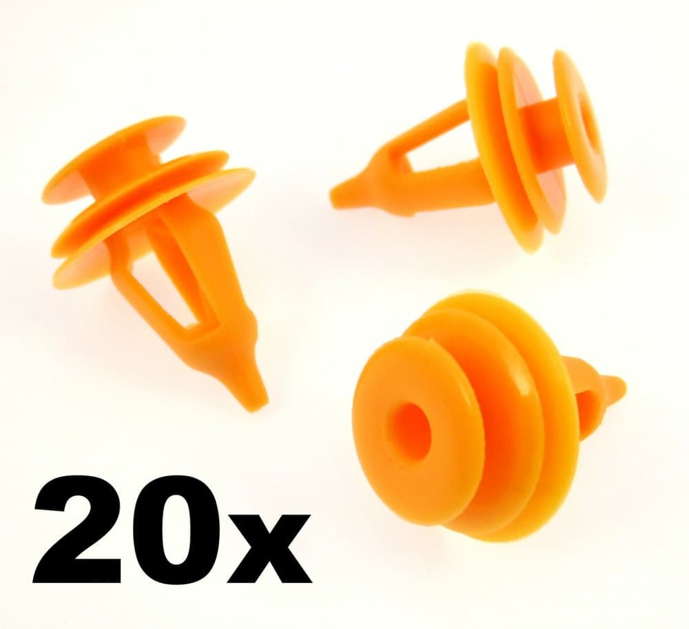 20x Toyota Plastic Trim Clips for Door Cards- Door Panel Fastener Clips Fascia