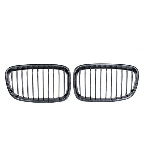 Carbon Fiber Front Kidney Grill Grille For BMW F20 F21 114i/116i/125i/130i 10-14