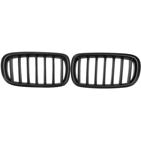 Front Kidney Matte Black Double Slat Grill Grille For BMW F15/F16 X5 X6 14-17