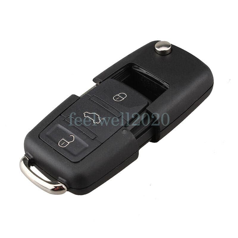 Flip Remote Key Fob 434MHz ID48 Chip For VW Passat Beetle Golf Polo Bora UK