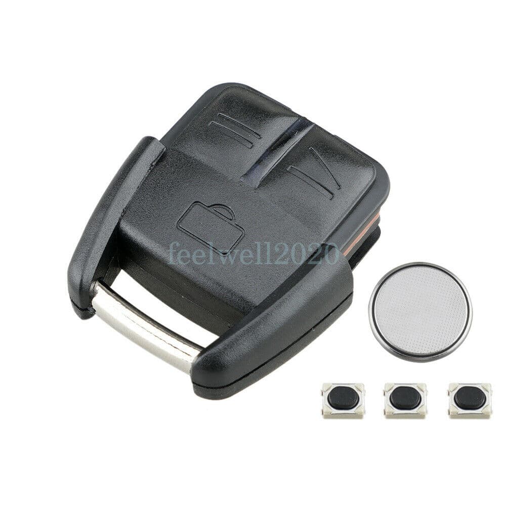 For Vauxhall Opel Vectra C Signum Astra 3 Button Remote Key Case Switch Battery