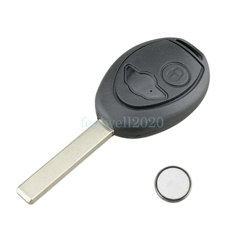 Replacement Battery Remote Key Fob Case For BMW Mini Cooper R50 R53 S 2001-2005