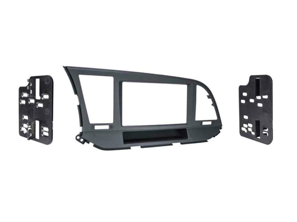 Double Din Matte Black Radio Stereo Fascia Ct23hy53 For Hyundai Elantra 2017