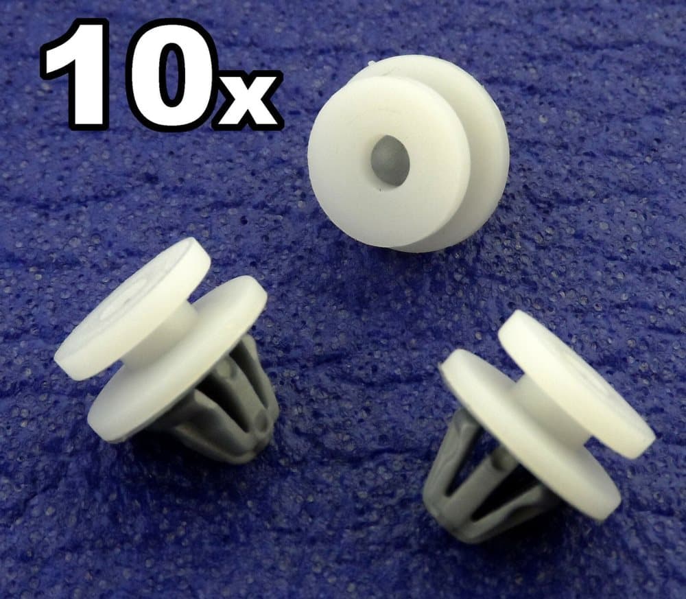 10x Renault Interior Trim Panel and Door Card Clips- For Clio, Trafic & Megane