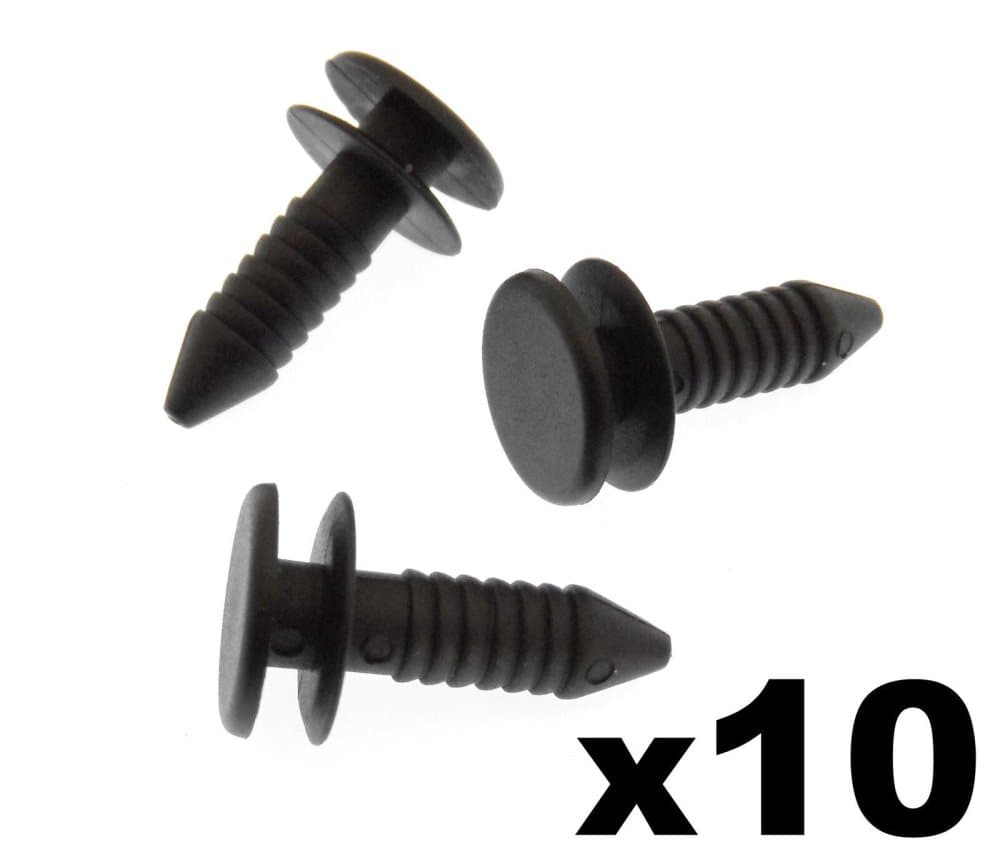 10x Land Rover Plastic Clips for Rear Door Trim Panel- Door Card Stud DKP5279L