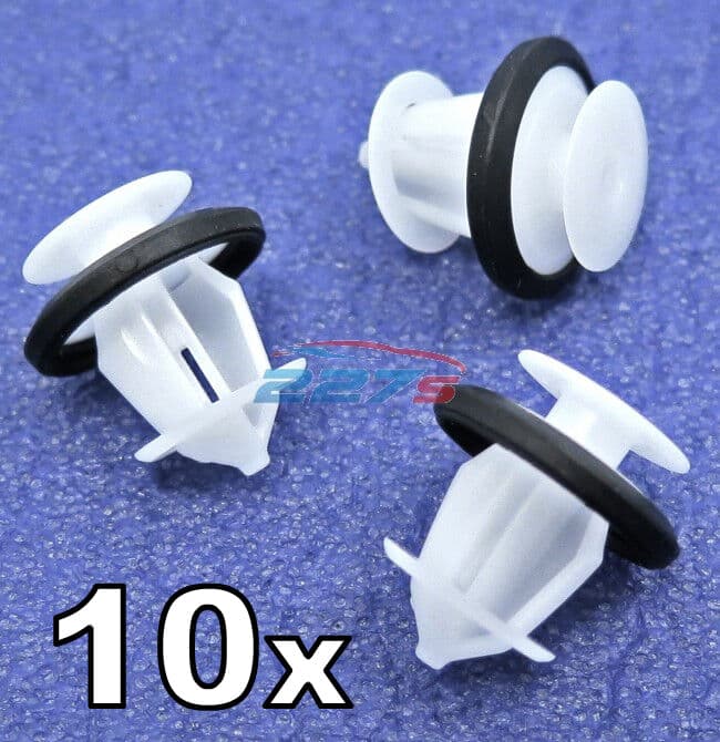 10x Plastic Trim Panel & Door Card Clips- Toyota 67773-0E020- Aygo, Corolla etc