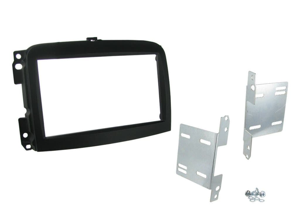 ct23ft18 CD Radio Stereo Facia Fascia Double Din Plate Trim Kit Fits Fiat 500l