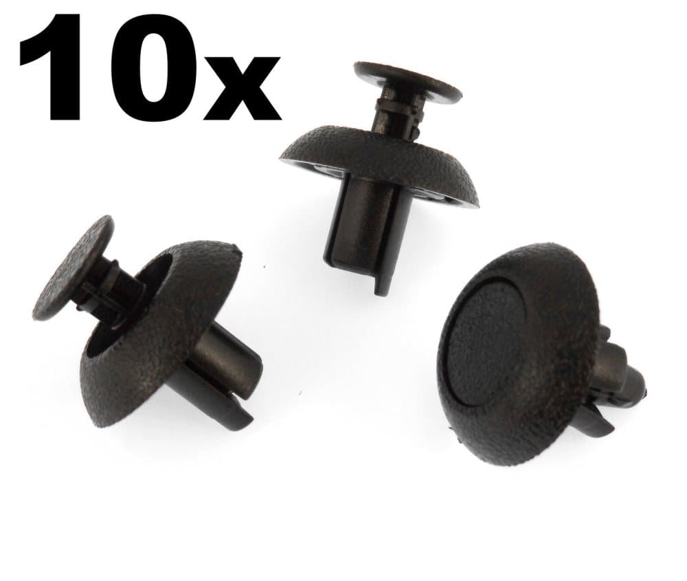 10x Toyota Engine Cover Clips- Plastic Trim Fasteners for Motor Shields & Panels