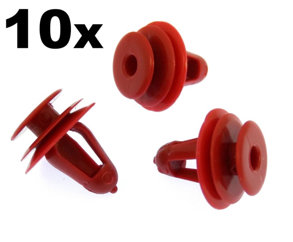 10x Toyota Plastic Trim Clips for Door Cards, Panels, Trims and Fascias