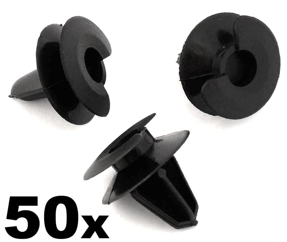 50 Vauxhall / Opel Plastic Trim Clips- interior door card panels & trim moulding