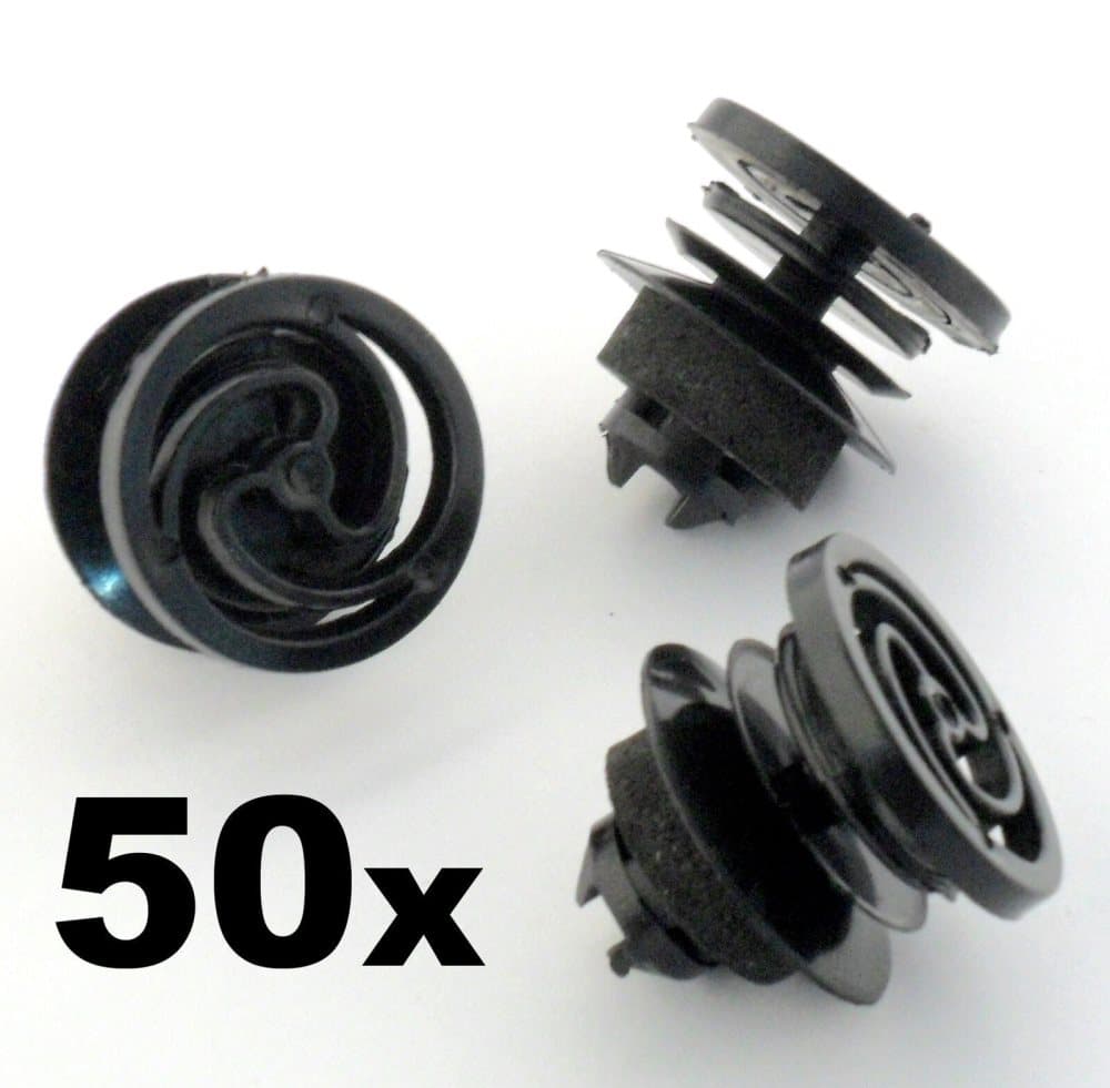 50x Seat Interior Door Card and Trim Panel Mounting Clip / Fastener