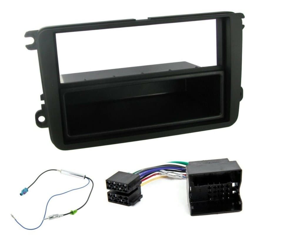 Radio Stereo Facia Fascia Surround Panel Plate For Vw Passat Polo Touran Golf