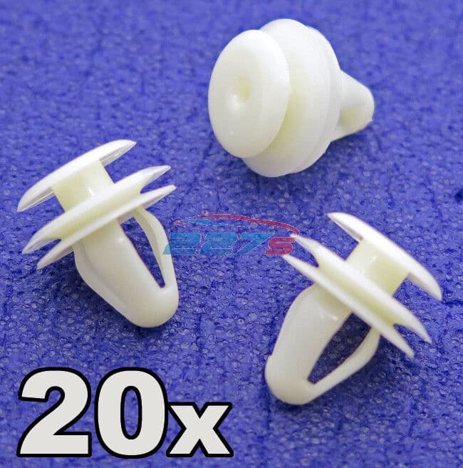 20x Toyota Interior Trim Clips- Door Card Clips for some Yaris, Avensis, Previa