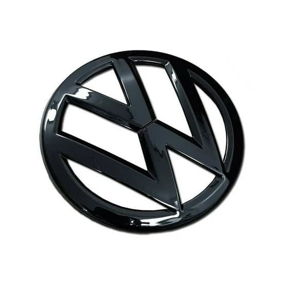 Gloss Black Front Grill Badge Emblem For VW Volkwagen Golf MK7 2013-2017