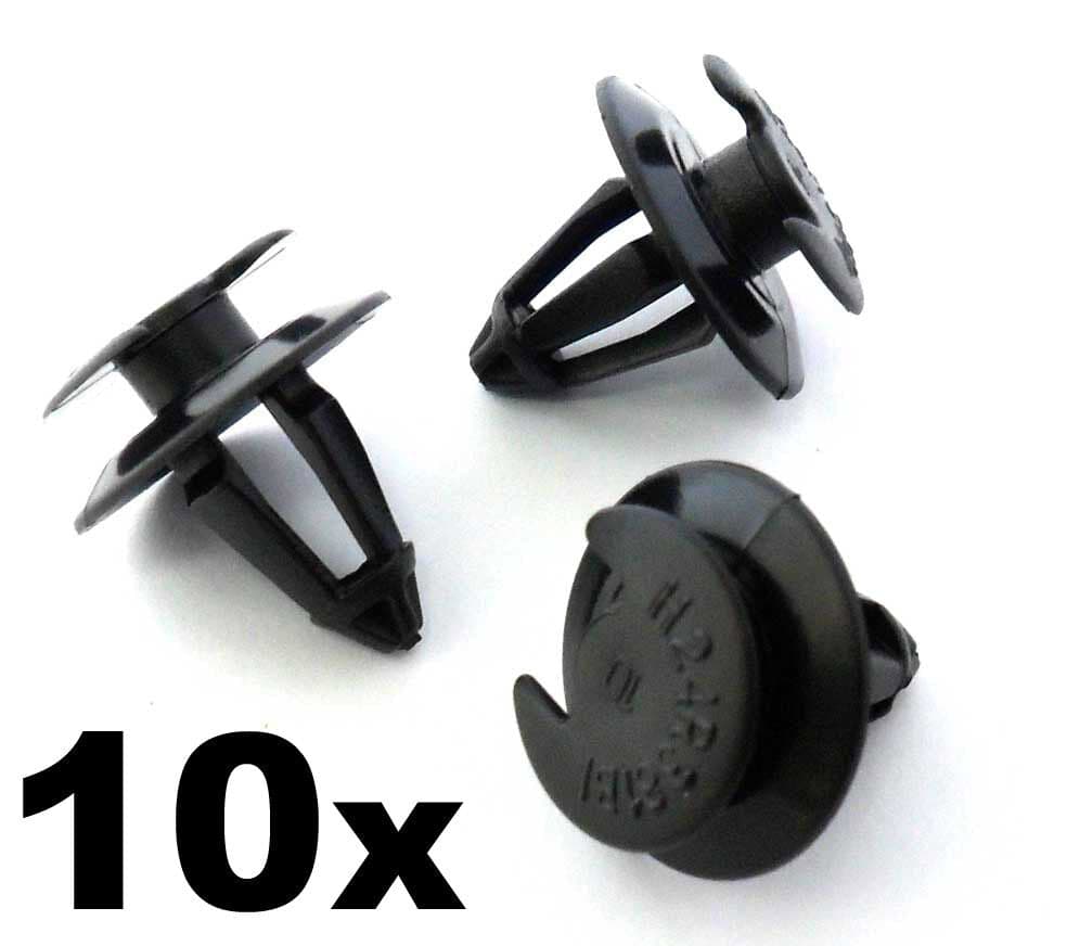 10x VW Plastic Interior Trim Clips for Door Card Mouldings Panels & Boot Linings
