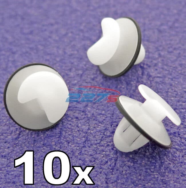 10x Citroen Door Card & Trim Panel Clips, 6995.A3. Includes Rubber Washers