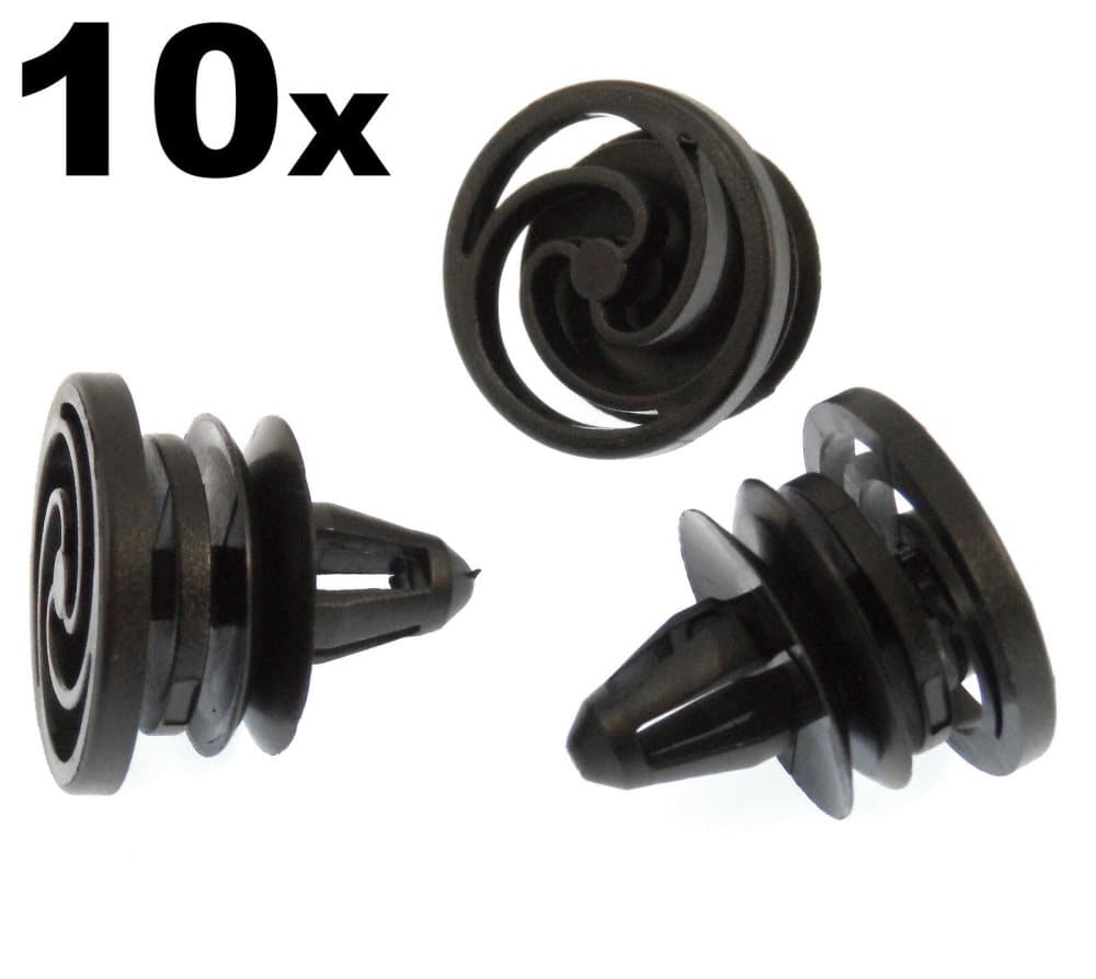 10x Seat Front & Rear Door Panel & Door Card Plastic Trim Clips- Trim Fasteners