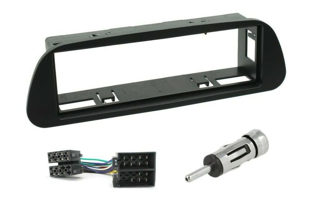 black Single Din Facia ISO Wiring Harness Loom Ct24mb02 For Mercedes Sprinter