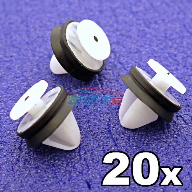 20x Citroen Door Card, Trim Panel & Pillar Clips with rubber seal- 6991.Y8