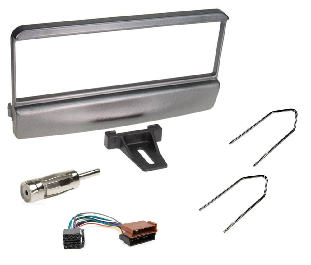 CD Radio Stereo Fascia Facia Fp-07-00s Full Fitting Kit Silver For Ford Escort