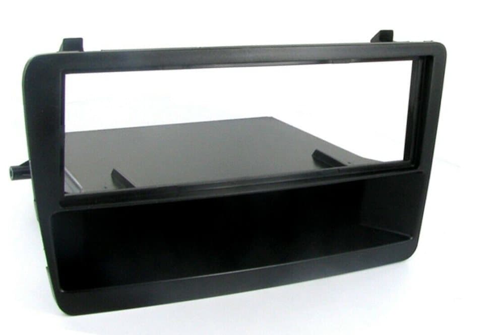 Radio Stereo Single Facia Fascia Surround Panel Black For Honda Civic 2000-2005