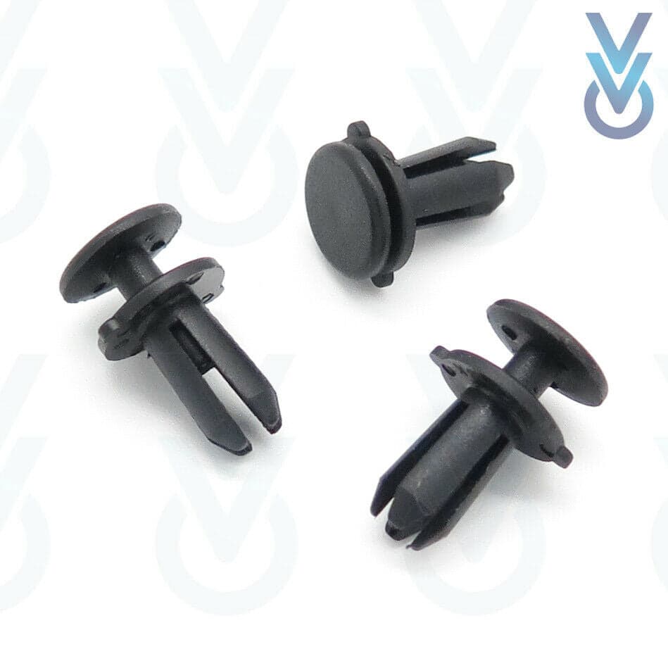 10x Rear Bumper & Trim Fastener Clips for some Skoda Superb, Roomster, Yeti