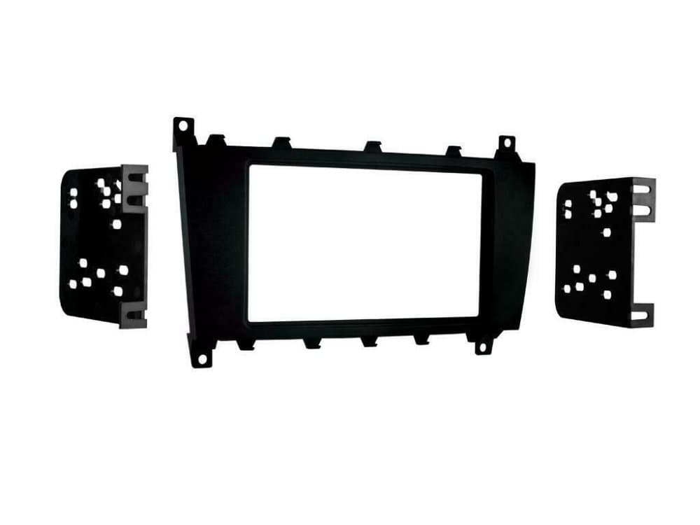 Radio Stereo Facia Fascia Ct23mb18 For Mercedes C-class 04-07 Double Din Black