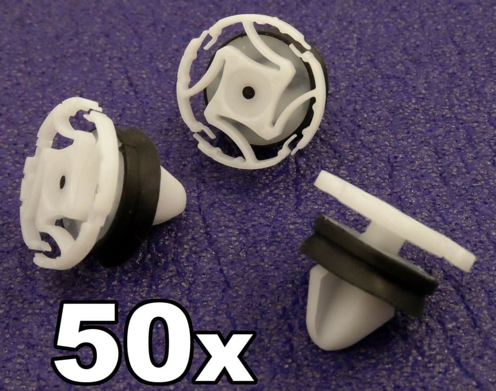 50x Renault Interior Trim Panel and Door Card Clips- For Megane III & Laguna III