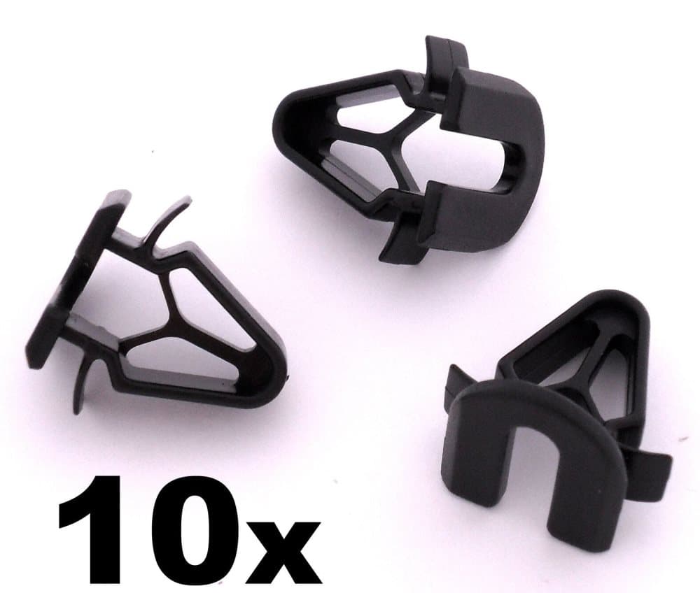 10x Volvo Plastic Trim Clips- Interior fascia panels boot linings, pillar covers