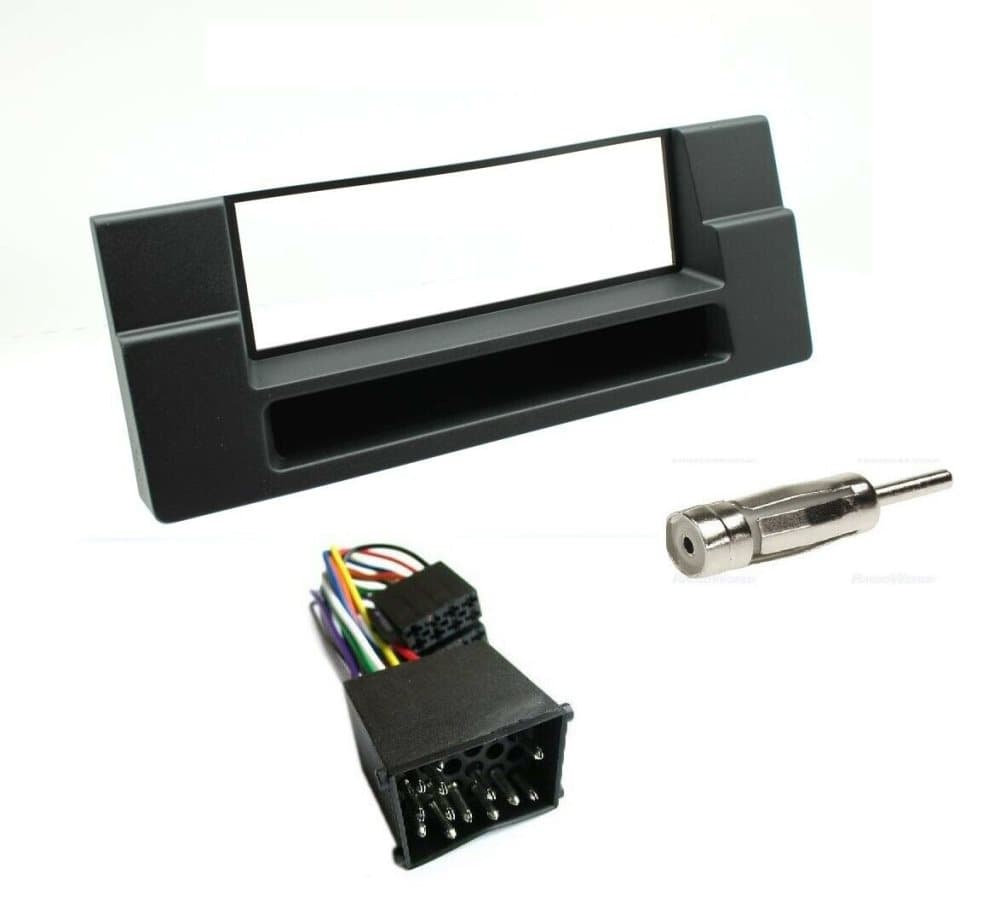 Radio Stereo Fascia Facia Panel Surround Kit Round Fits Bmw 5 Series 96-03 E39