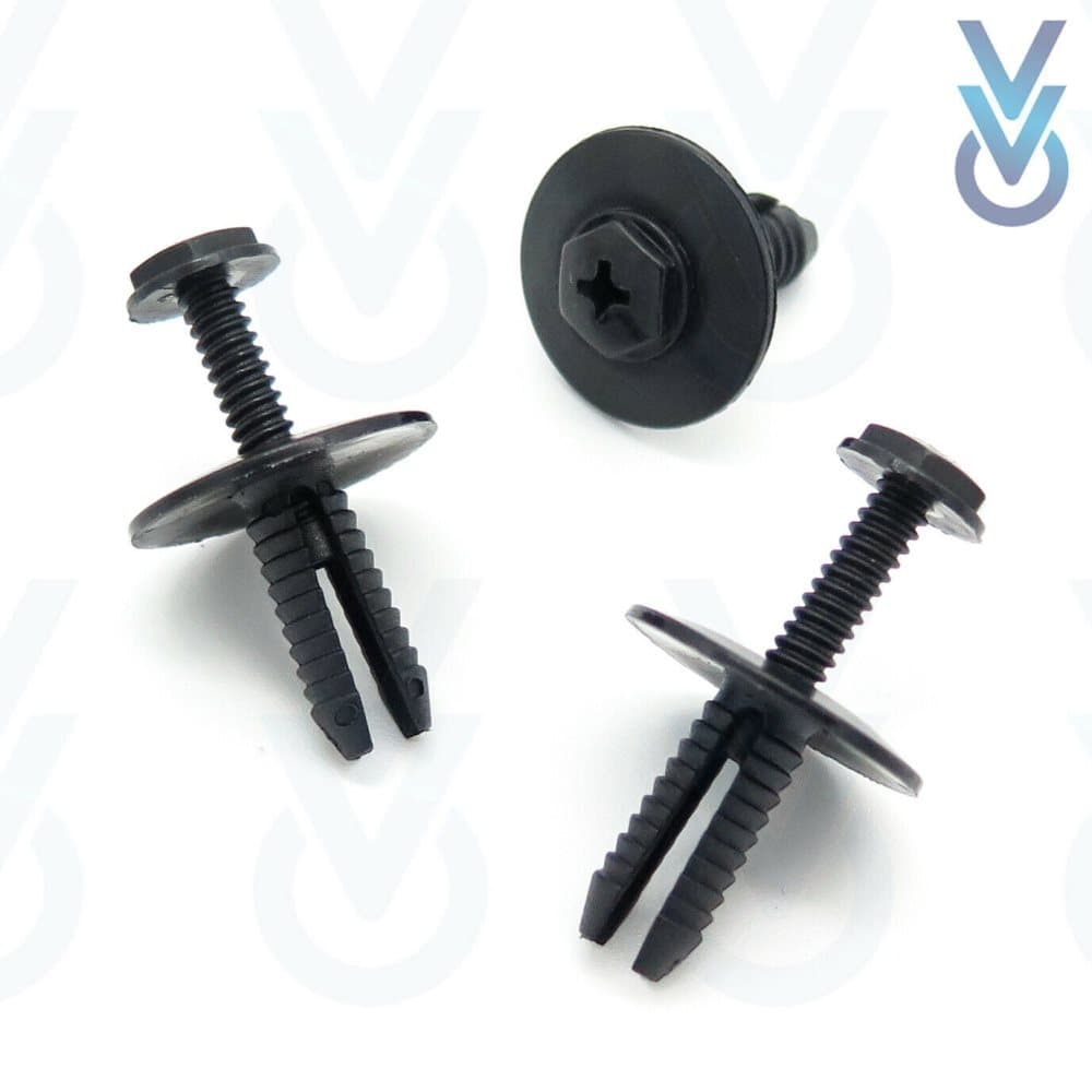 10x Underbody Shields & Insulation Panel Fastener Clips for some BMW 7-Series