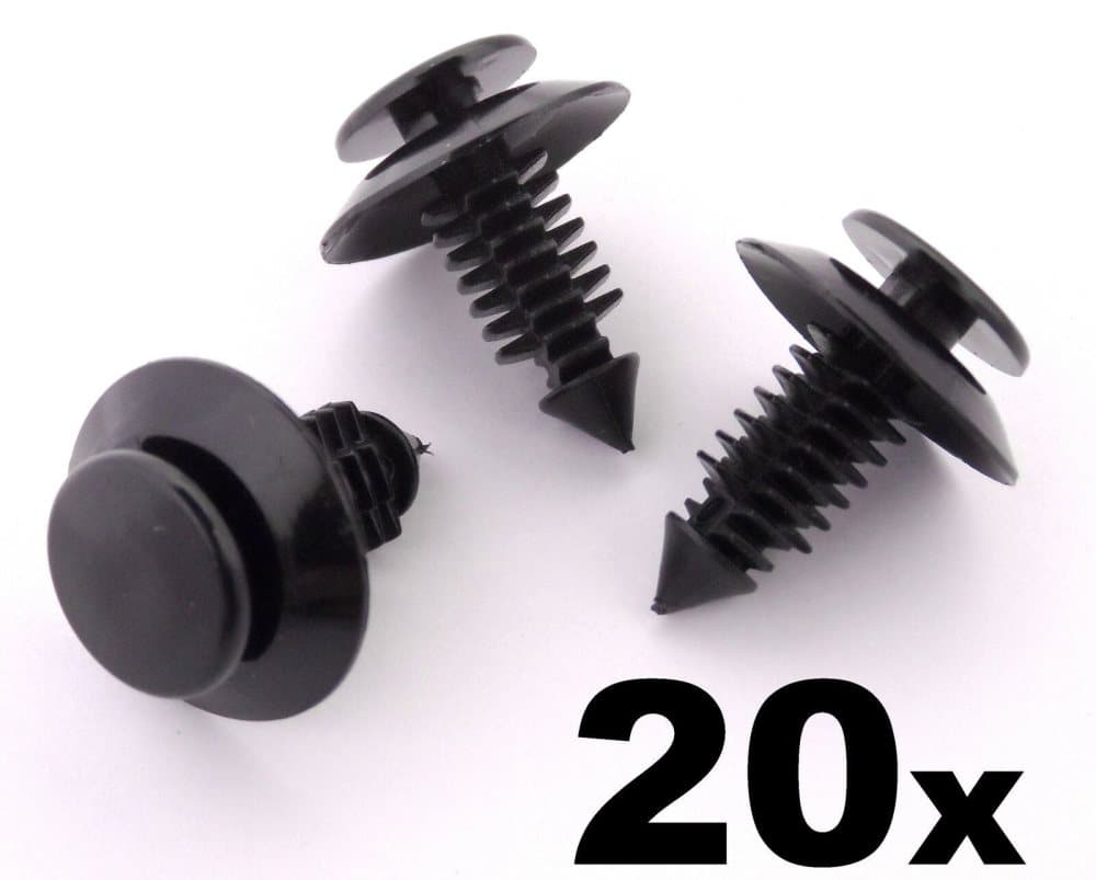 20x Ford Interior Trim Panel Clips, Door Card & Fascia Panel Fasteners- N801925