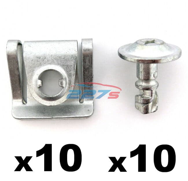 20x Rover 75 & MG ZT Engine Undertray Clips - Underbody Splashguard fastenings