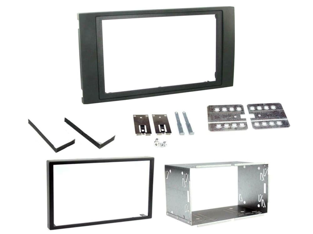 CD Radio Stereo Double Din Facia Panel Trim Cage Kit Fits Ford Focus Fiesta