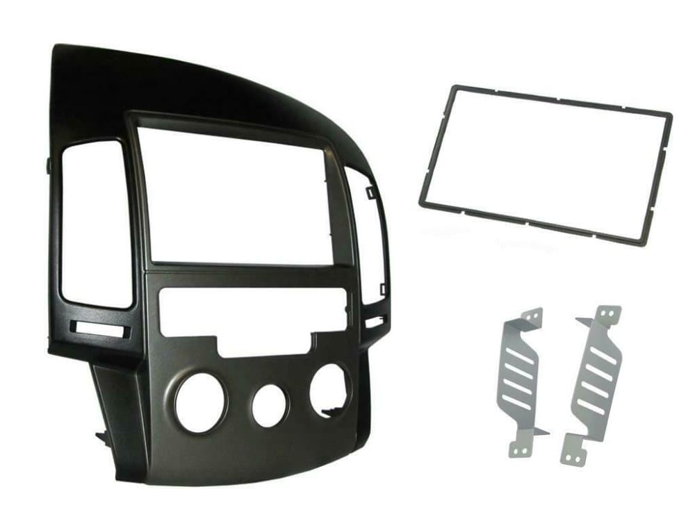 Radio Stereo Facia Fascia Ct23hy19l For Hyundai I30 Lhd Double Din 2007-2012