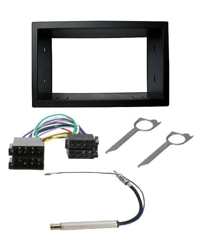 Radio Stereo Facia Fascia Double Din Fitting Kit Aerial For Vw Sharan 1999-2005