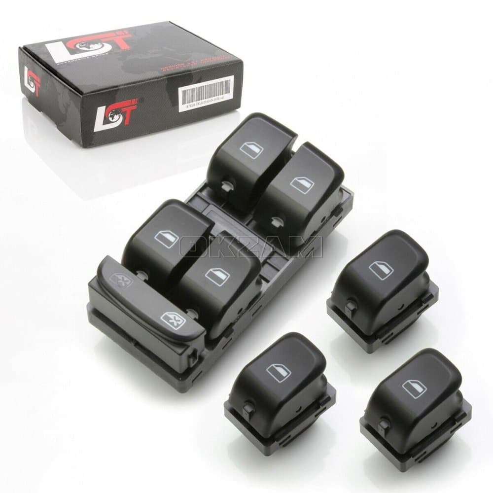 ELECTRIC WINDOW SWITCH SET FRONT REAR LEFT RIGHT FOR AUDI A5 8T