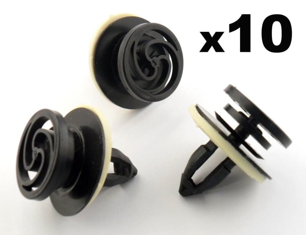 10x Audi A4 Interior Door Card & Trim Panel Mounting / Fastener Clips