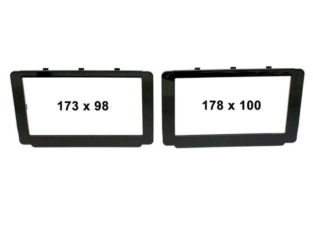 Radio Stereo Fascia Facia Ct23ty59 For Toyota Hilux Double Din 2015 Onwards