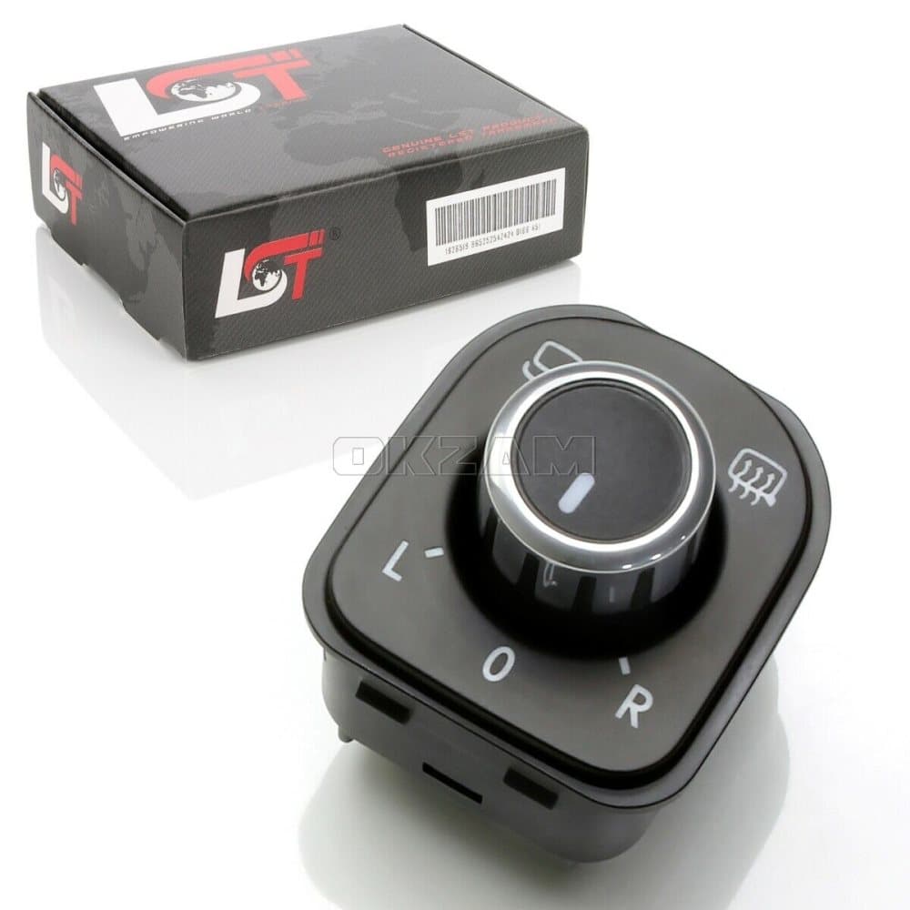 EXTERIOR MIRROR SWITCH FOR SEAT ALHAMBRA VW SHARAN 5K0959565 WITH CHROME DETAIL